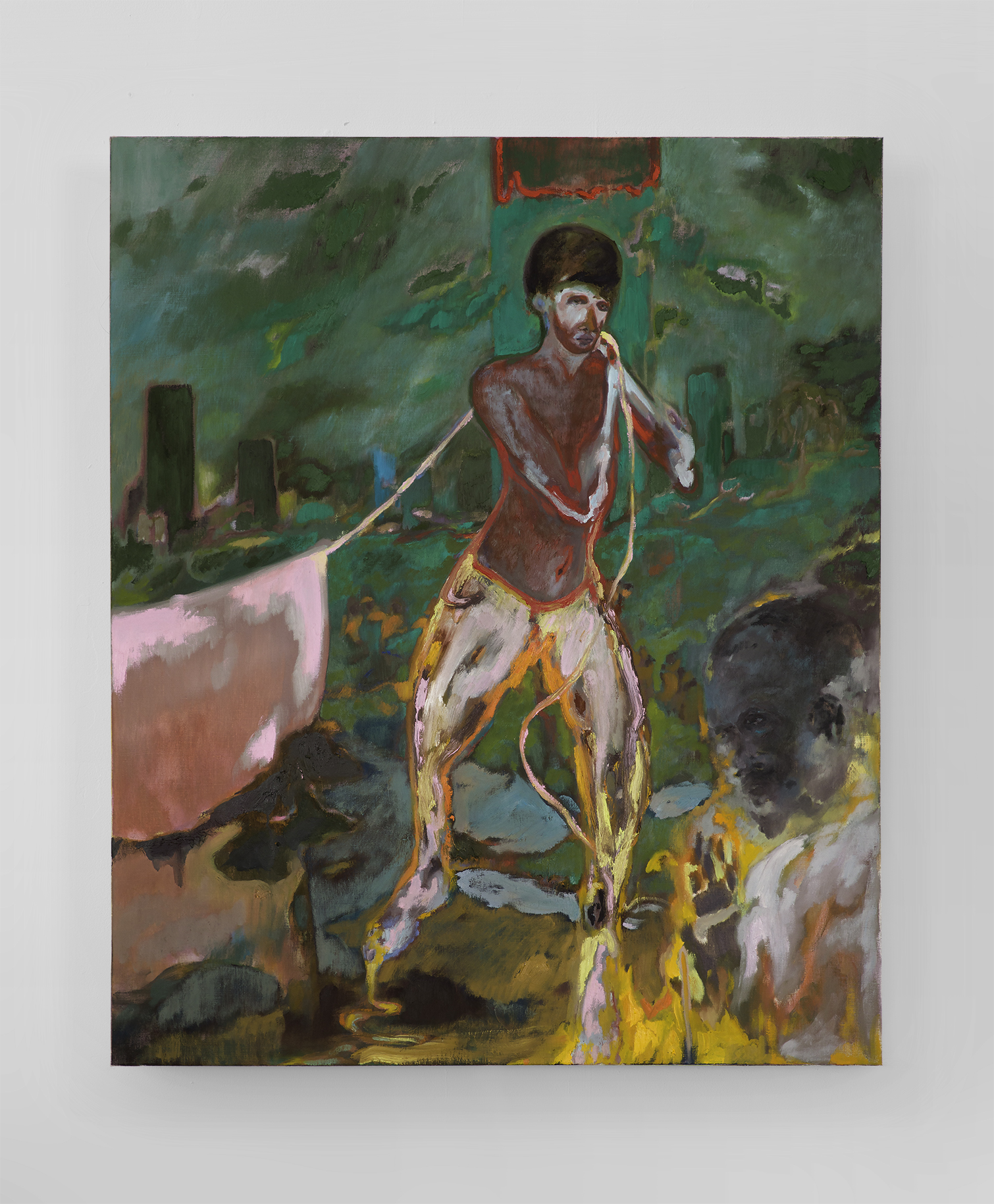 Portage to Holy Hill, 2023, oil on linen, 120 x 100 cm (47 1/4 x 39 3/8 in)