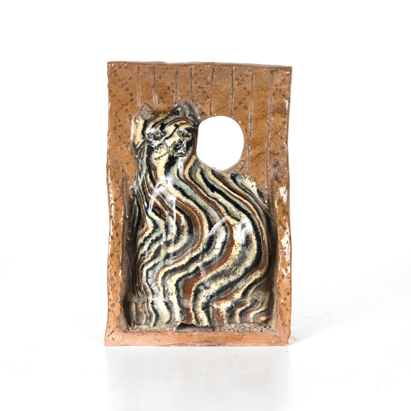 Marble Cat, c1974Glazed ceramic stoneware12.5 x 8.5cm