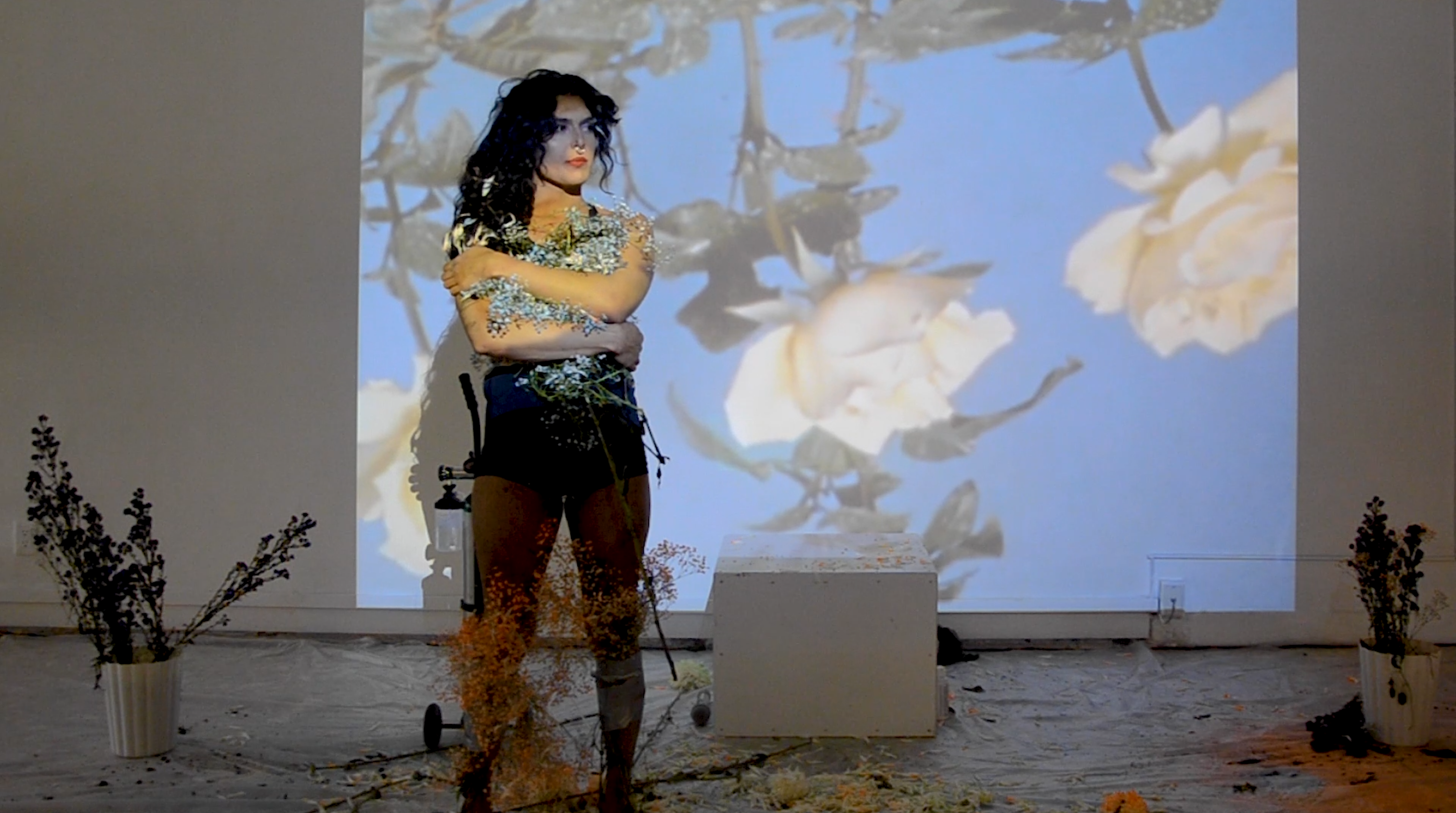 Still from a video by Gizeh Trejo