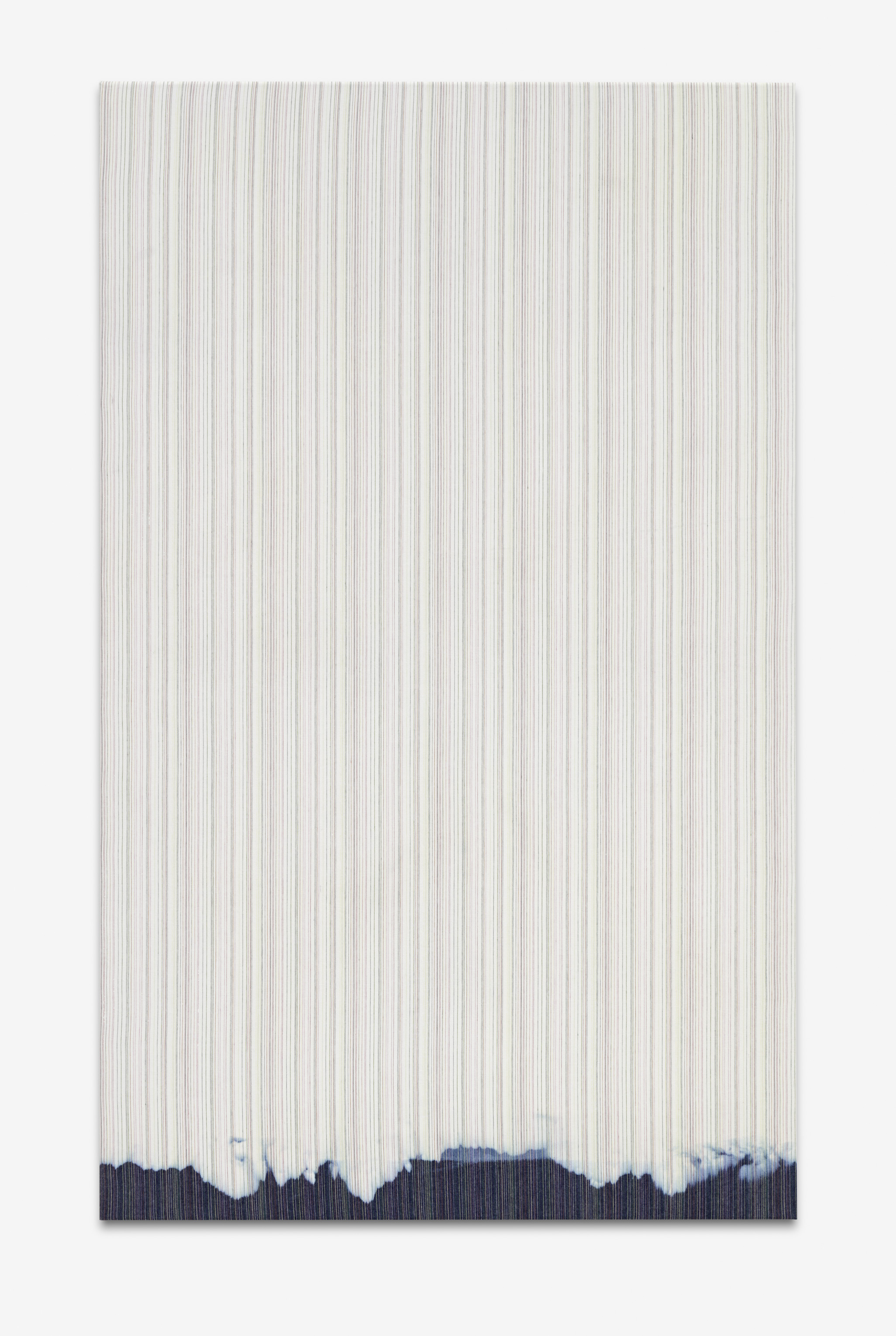 untitled, 150x92cm, bleached denim, 2018