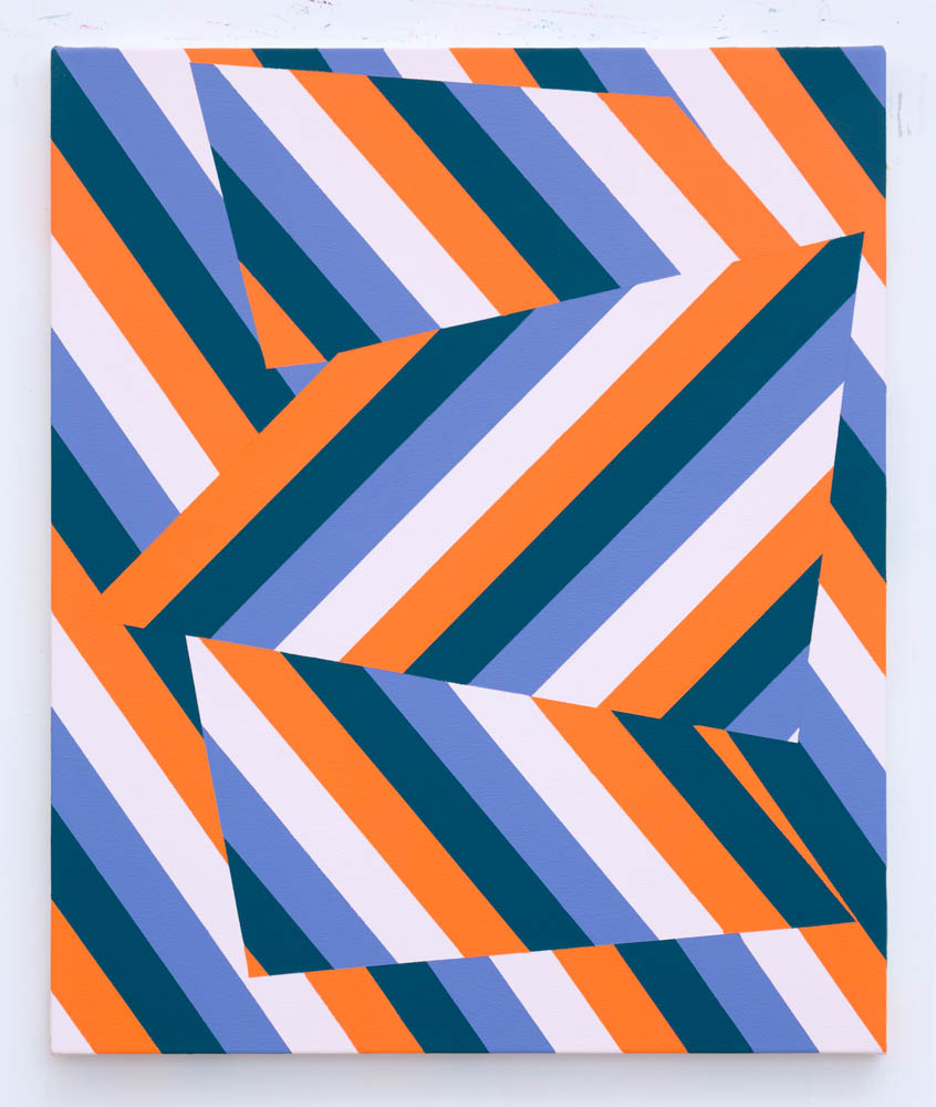 Lineae X, 61cm x 51cm, acrylic on canvas, 2018 - £500 (previously £900)