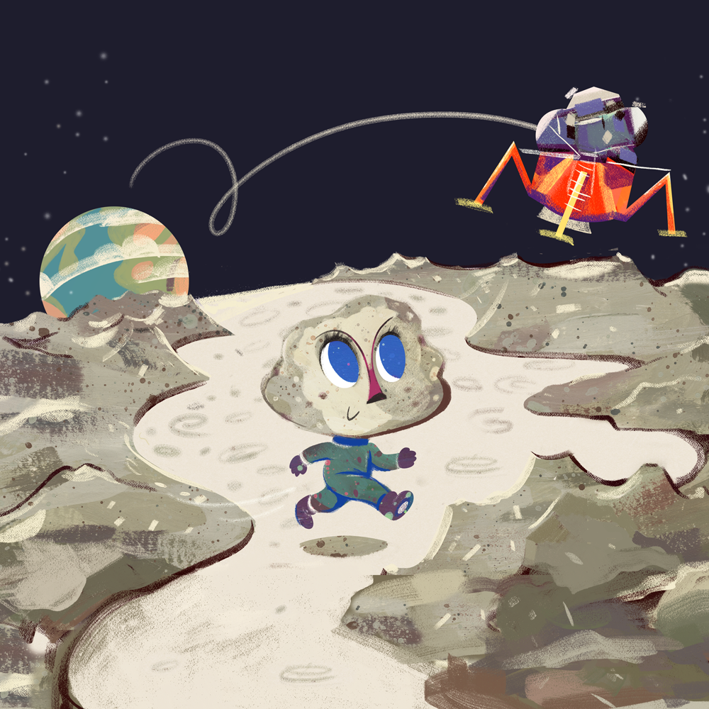 "One Small Step" Main Scene Art