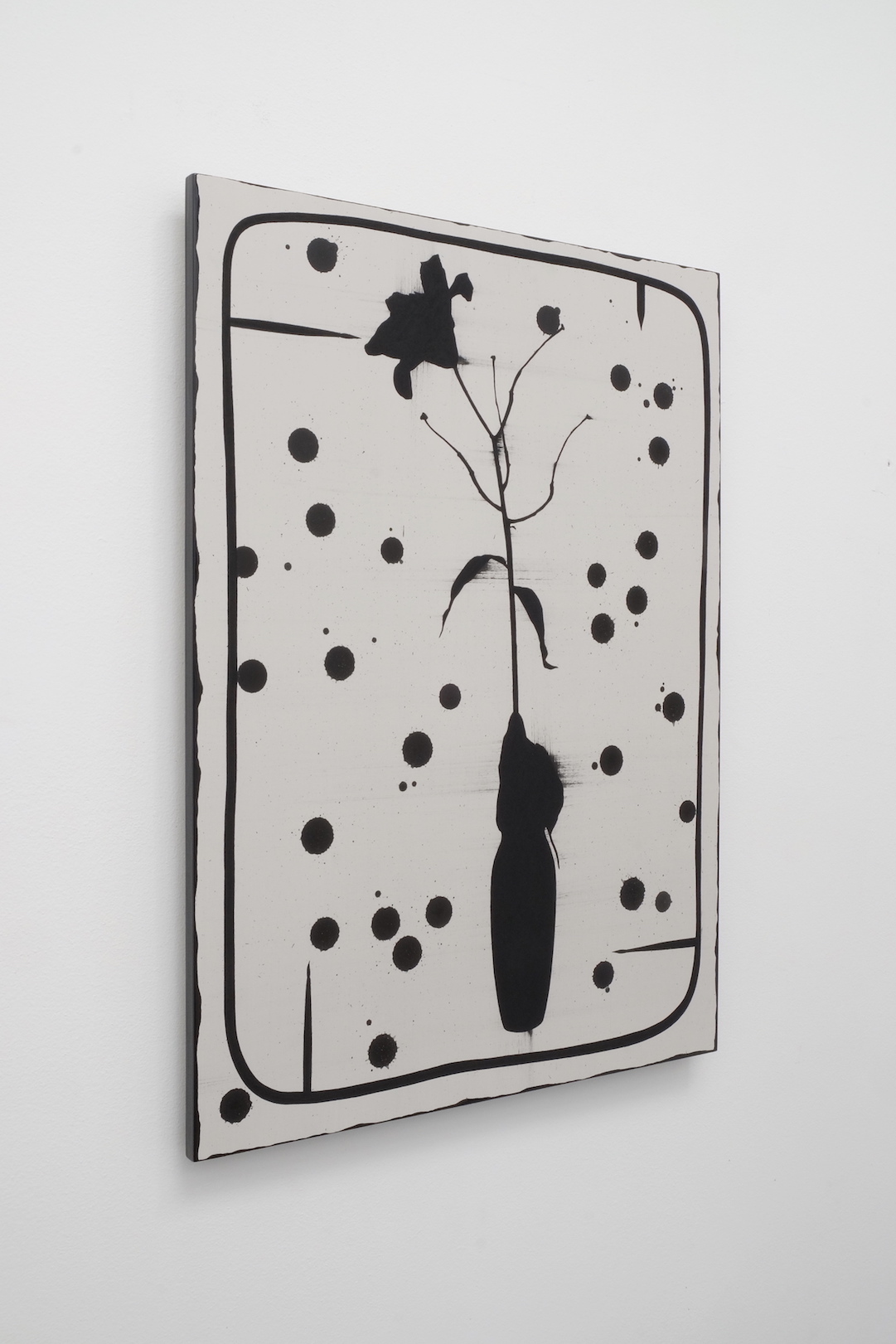 Untitled 2018, acrylic and alkyd on panel, 55 x 40 cm, collection Ministry of Foreign Affairs of the Netherlands