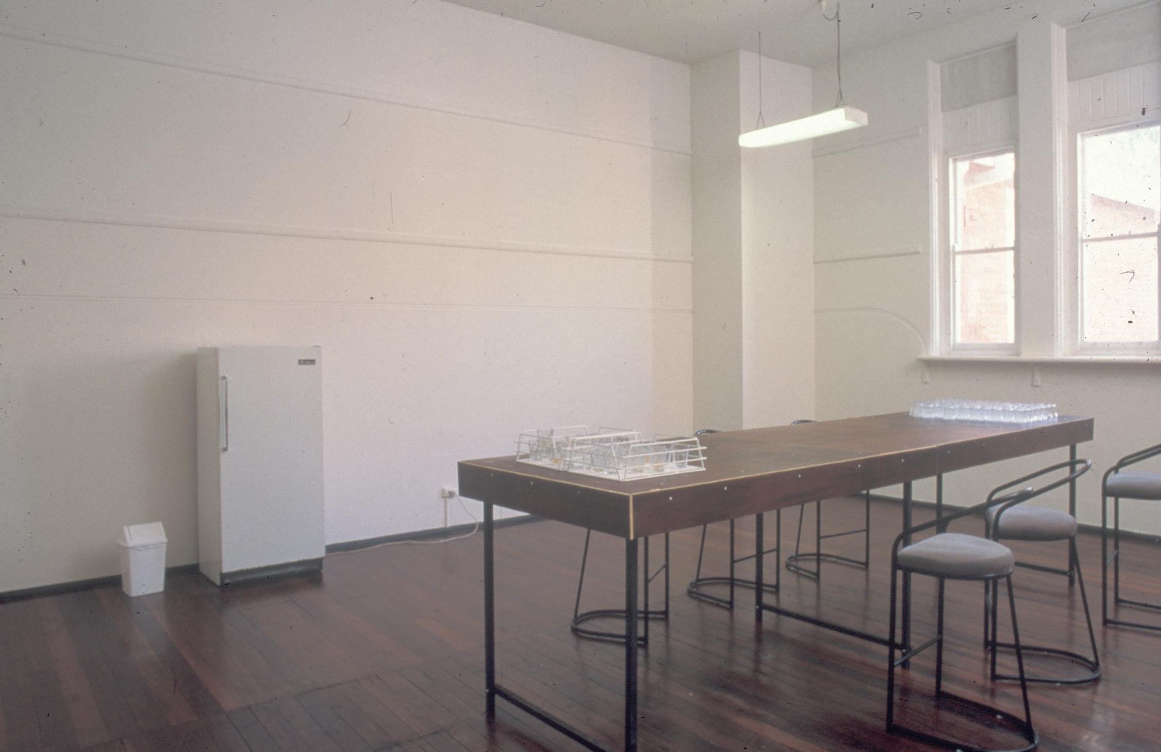 Mick Hender and Lucas Ihlein, The Henihle Booth, 1996, Perth Institute of Contemporary Arts