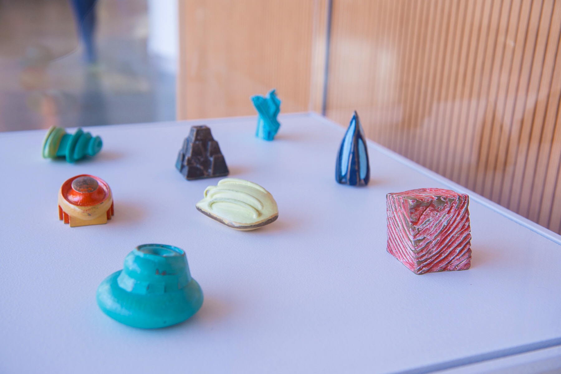 Bronze Geologies, 2 x 2 x 2 inches, cast bronze and oil paint,  Anderson Ranch Art Center, Snowmass, Colorado. 2015