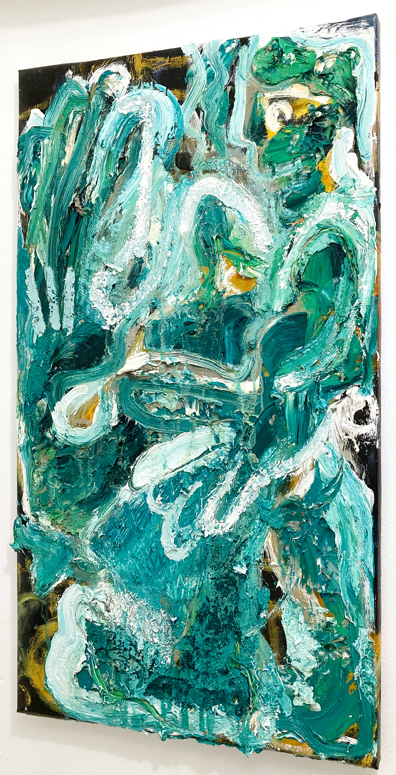 Genu Berlo, Manava, 2021, oil on canvas, 50x85 cm