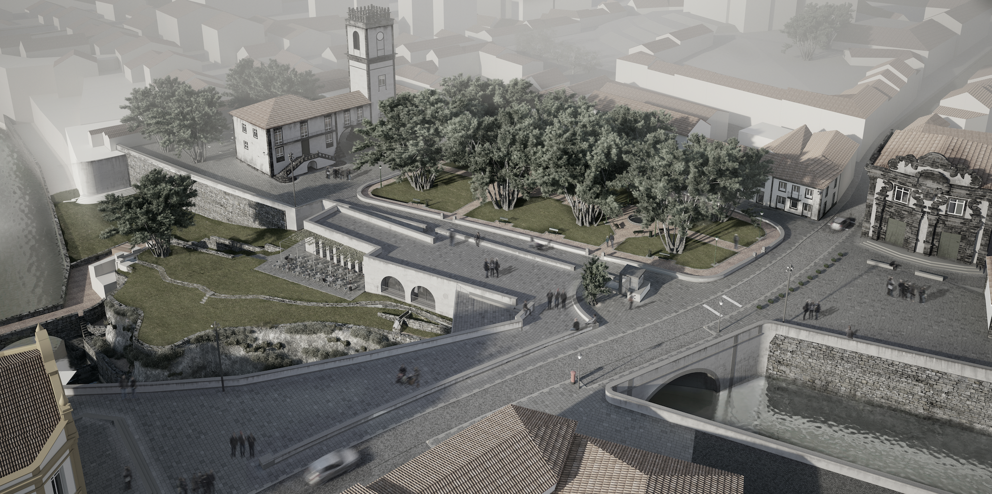 city center requalification | ribeira grande | portugal