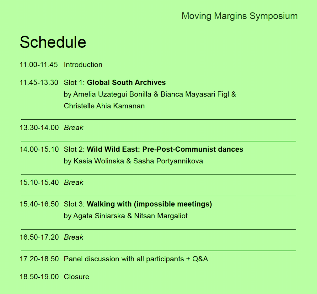 MOVING MARGINS SYMPOSIUM — Touchingmargins