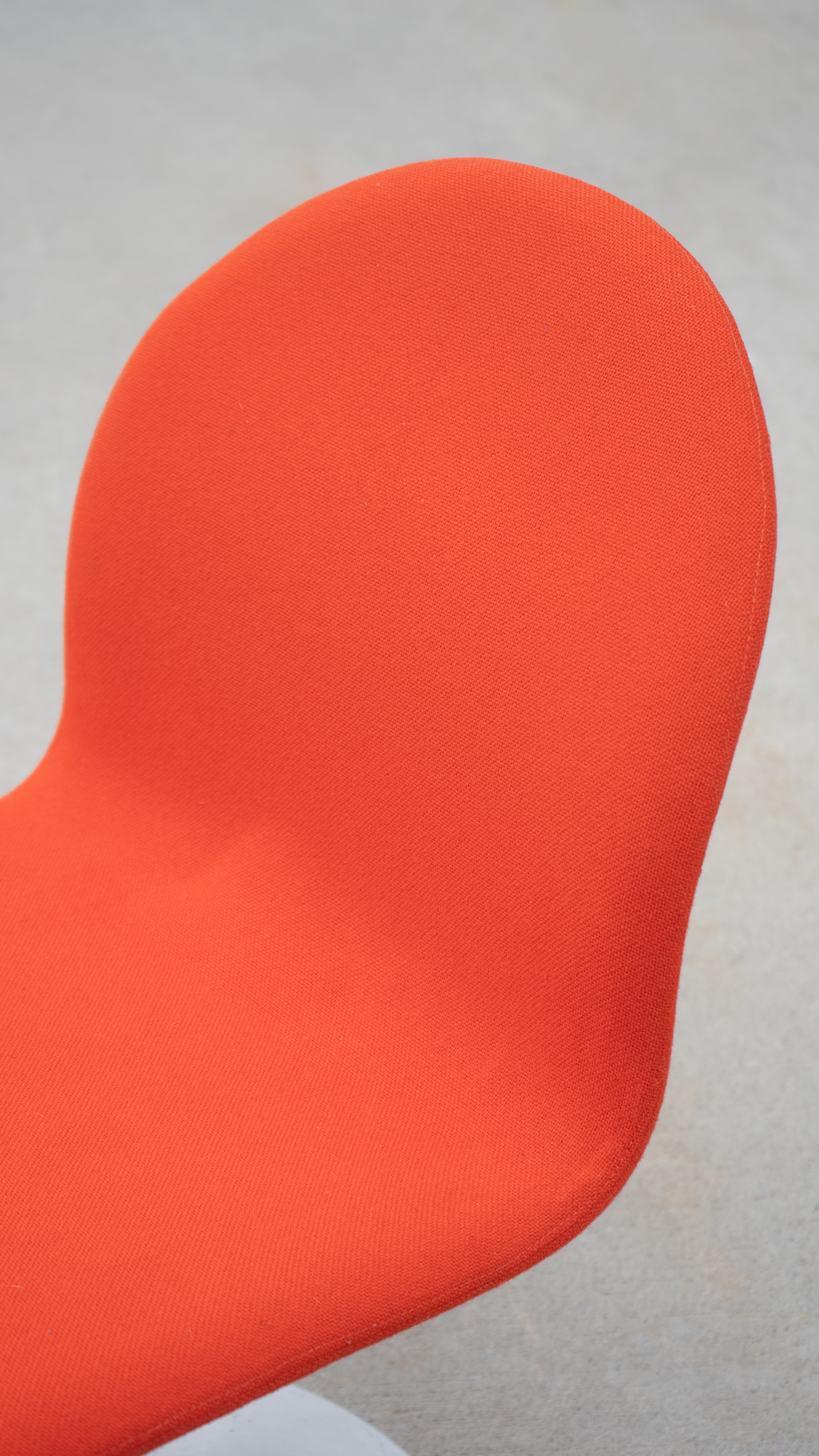 SWEETERFAT VERNER PANTON SYSTEM 1-2-3 CHAIR ORANGE, 70S DESIGN CANTILEVER PANTON CHAIR