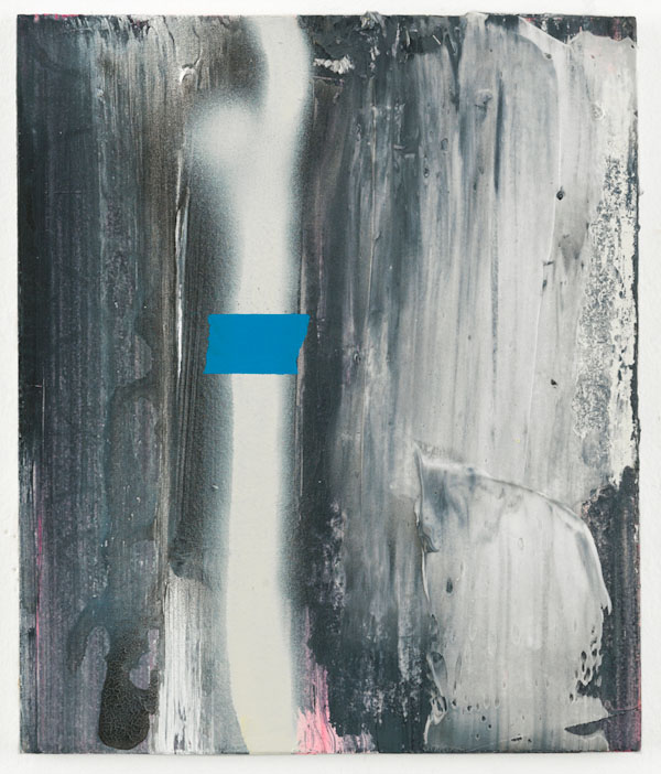 Untitled, acrylic on board, 12.5" x 10.5", 31,75 x 25,5 cm 