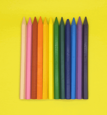 Coloured pencils - ooooooohh rainbows!