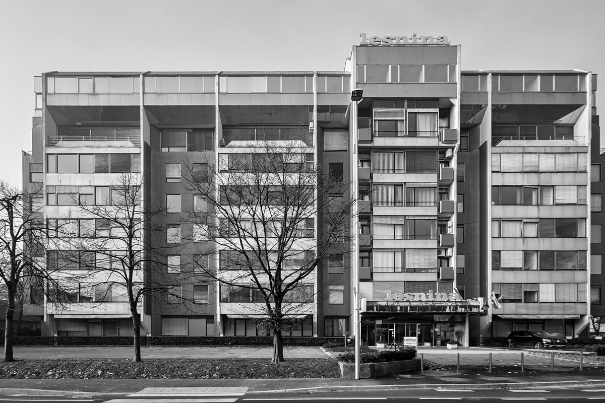 Poslovna stavba Lesnina, Ljubljana / 1979, Danilo Lapajne