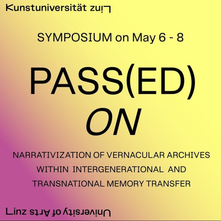 Mai Ling will take part in the three-day symposium ”PASS(ED) ON: Narrativization of vernacular archives within intergenerational and transnational memory transfer” at the University of Arts Linz on 6.5.2024–8.5.2024.