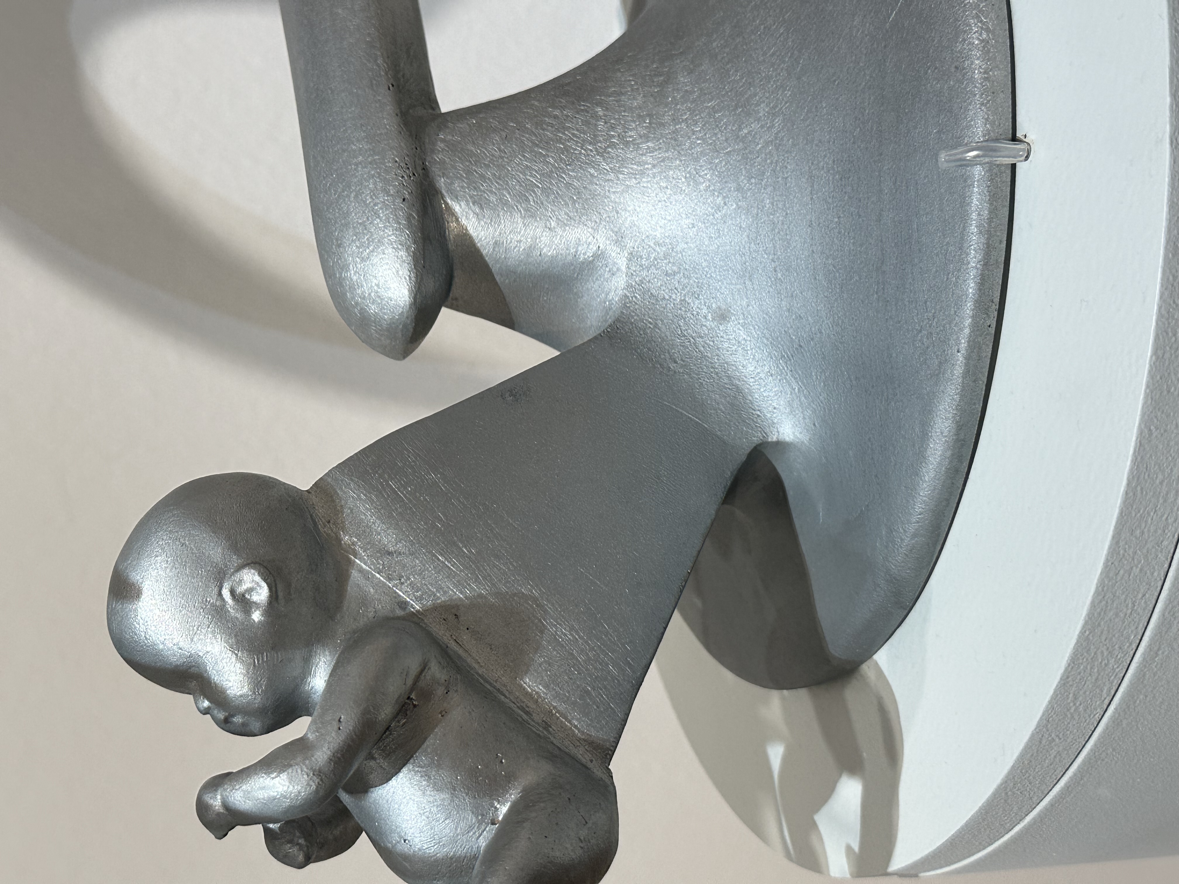 Bruno Gironcoli: Moses verfängt sich im Schilf, 1956. Bruno Gironcoli – Toni Schmale, Albertina Modern, 03.04.-28.07.2024. Snapshot Gianna Virginia Prein.