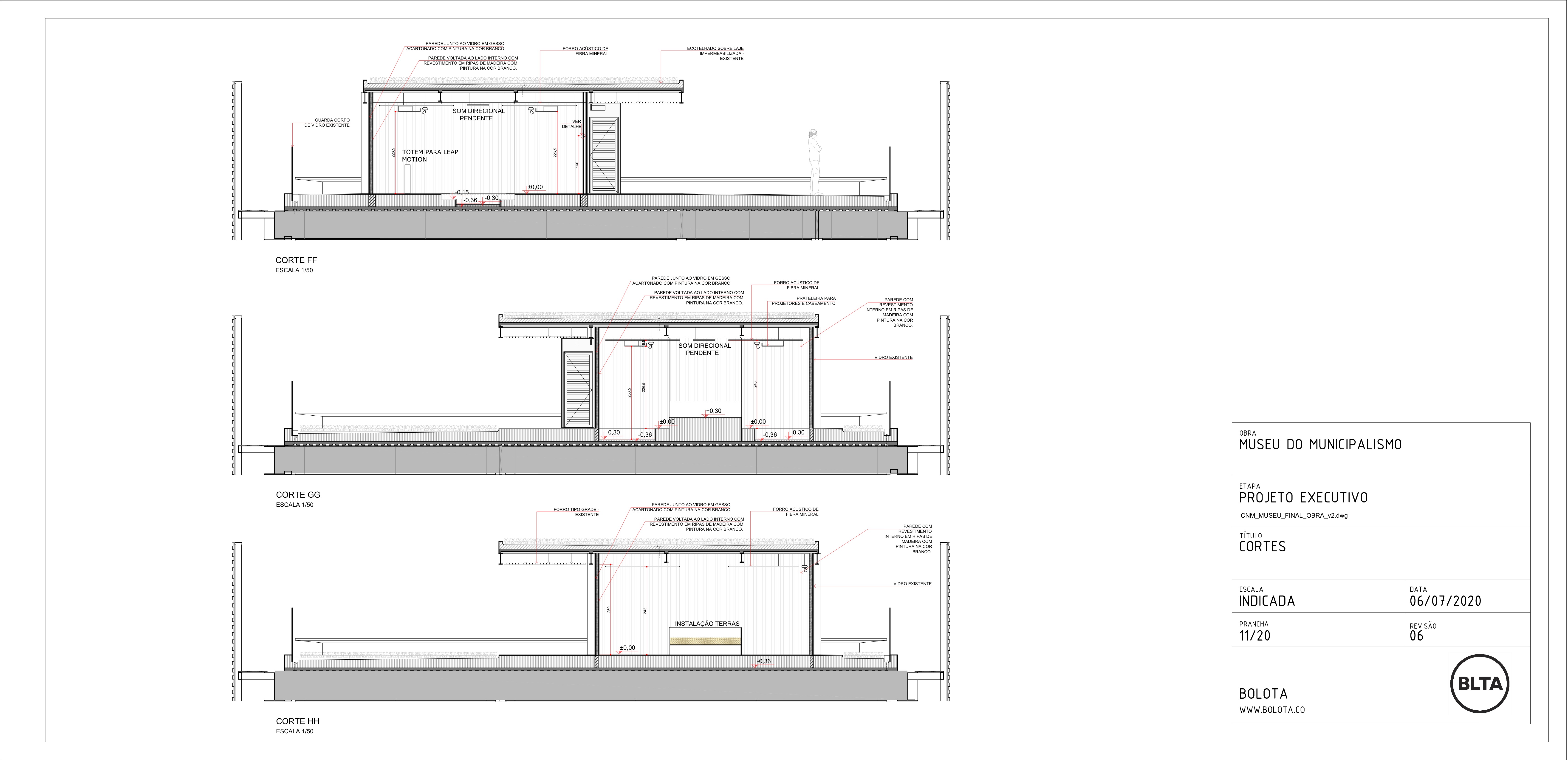 Permanent exhibition sections