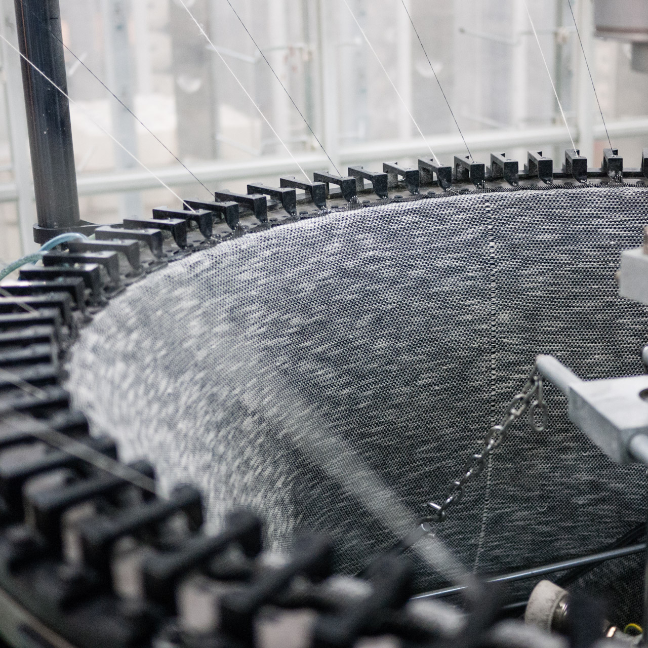 Circular Knitting of organic cotton jersey for Surfrider Foundation Europe, Portugal