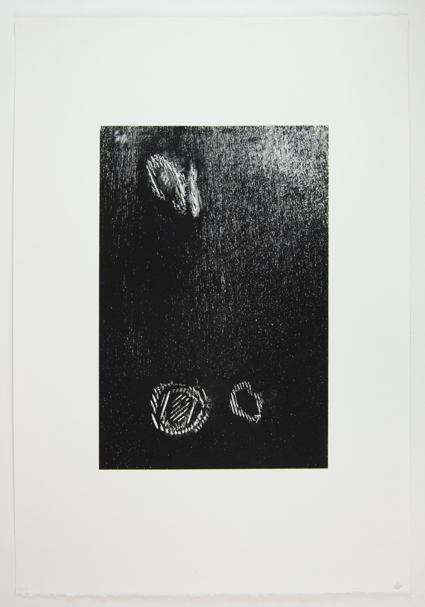 Distress Purchase. 2023, screenprint on paper, H710 x W500mm