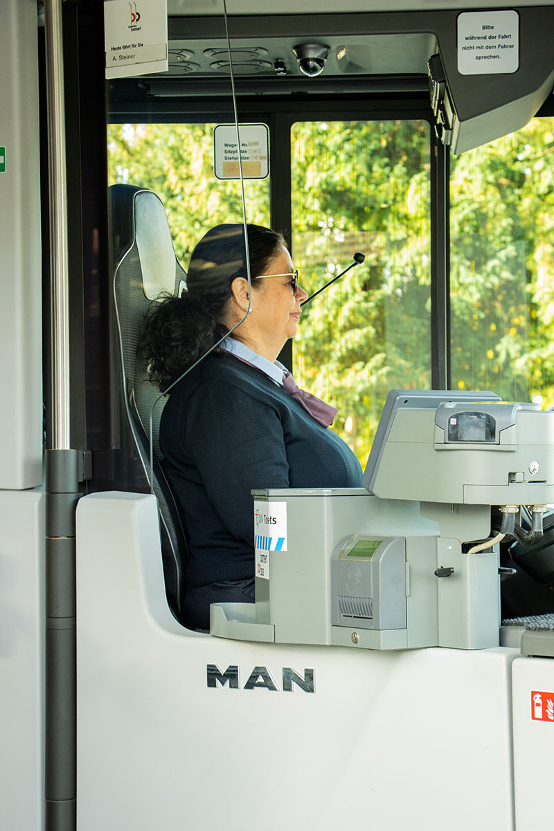 Ihr Platz, ihr Fokus, ihre Linie.