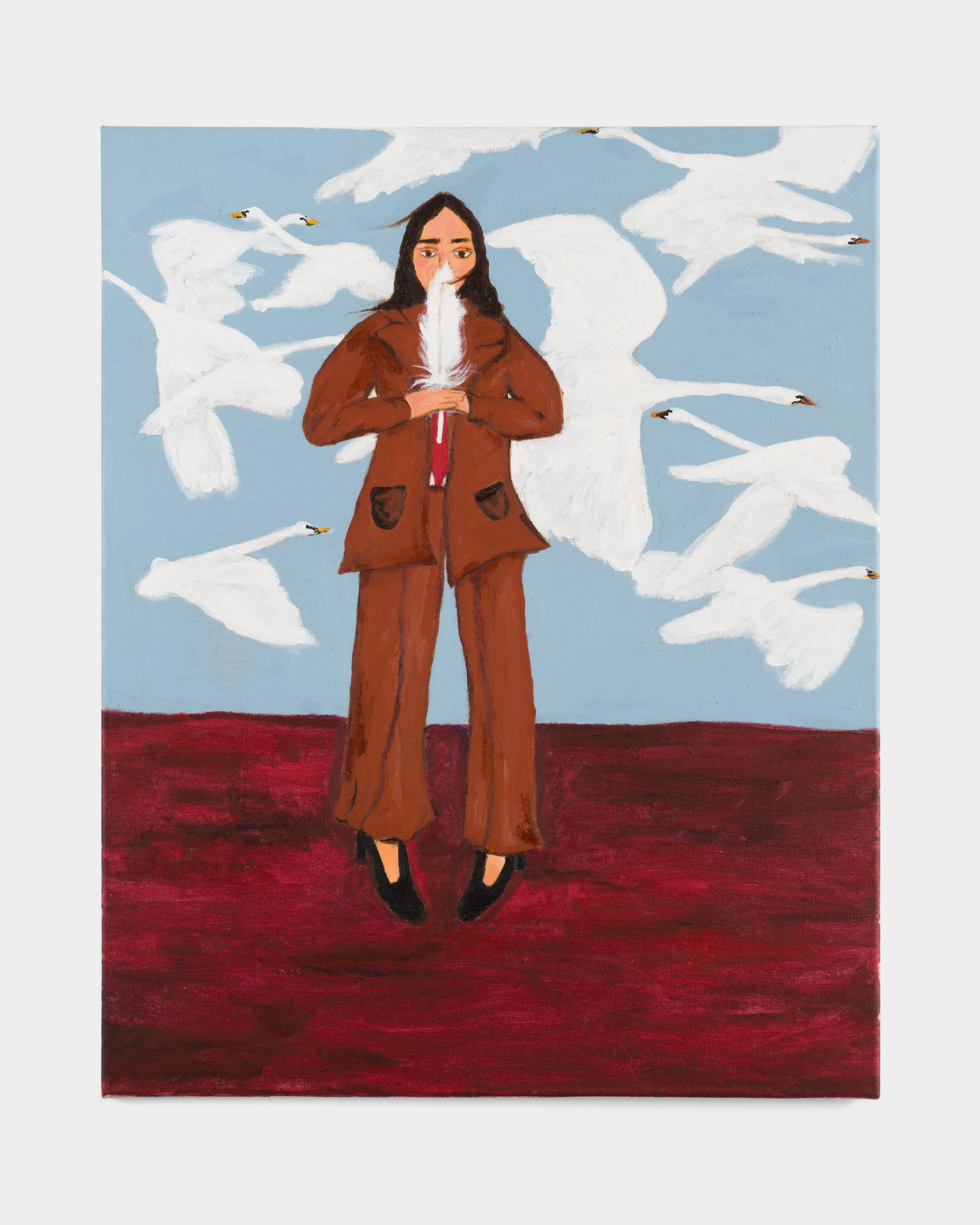 Repetitive Strain Injury - Acrylic on linen - 60cm by 76cm -￡1000 (sold)