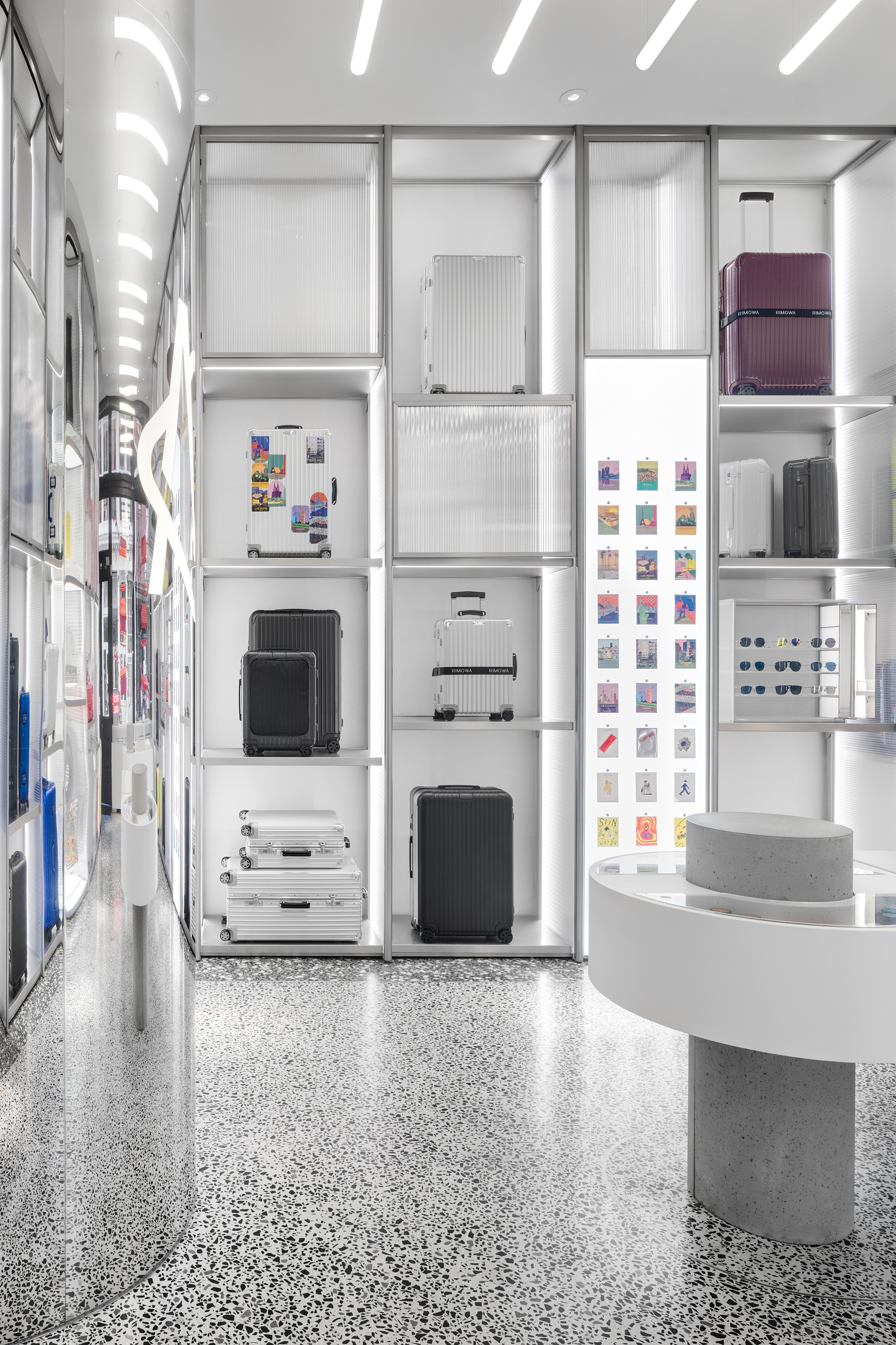 Smile for the Camera at the Rimowa Flagship Store in SoHo - Interior Design