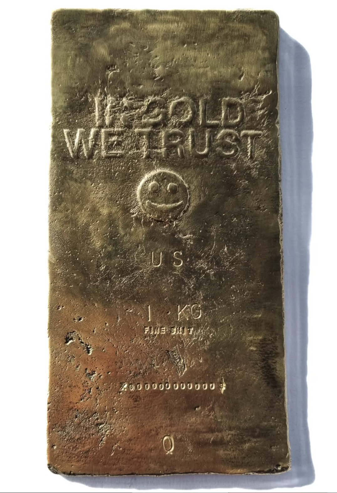 Fine shit 2023 Solid Brass, 17,2x4,8x1,5cm Unique