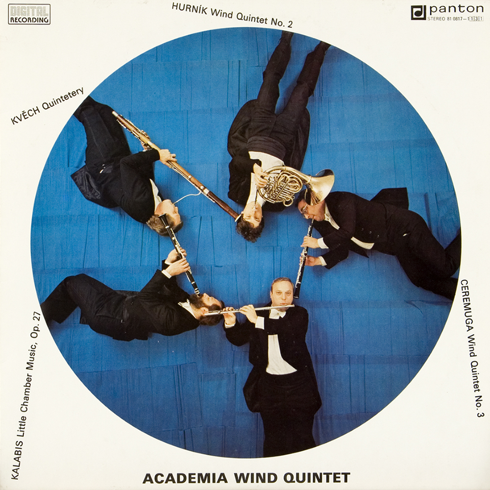 1988 10Academia Wind Quintet Graphic design, Pavel Beneš