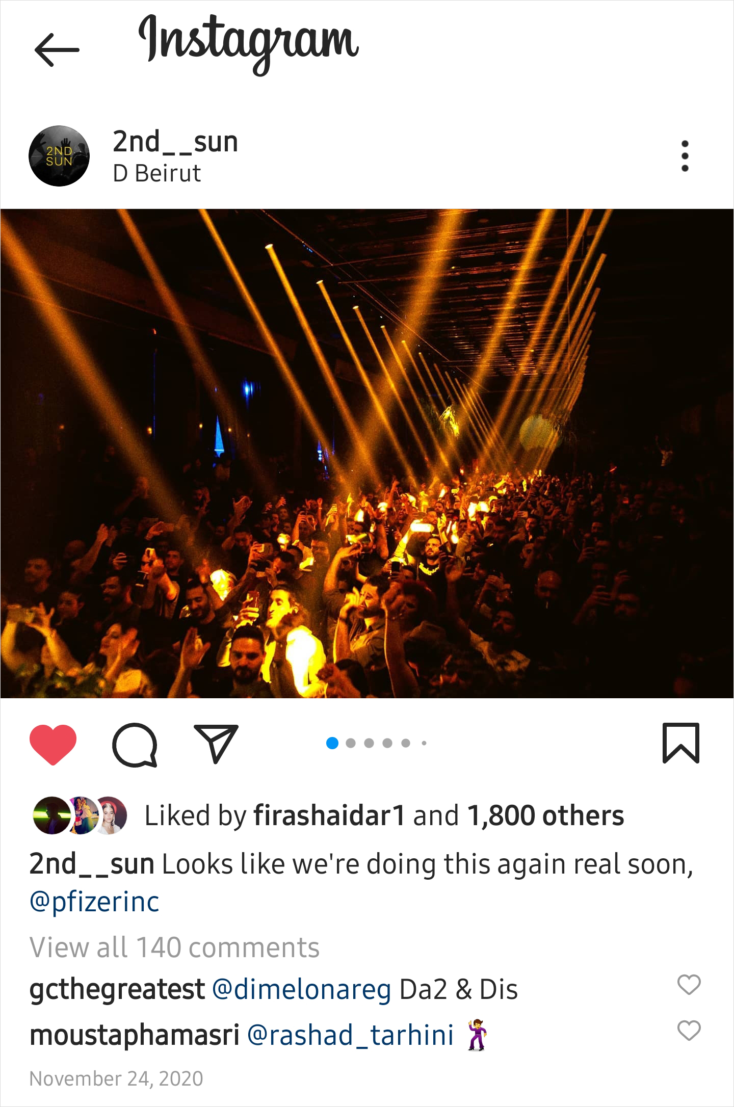 2ND SUN x Pfizer caption