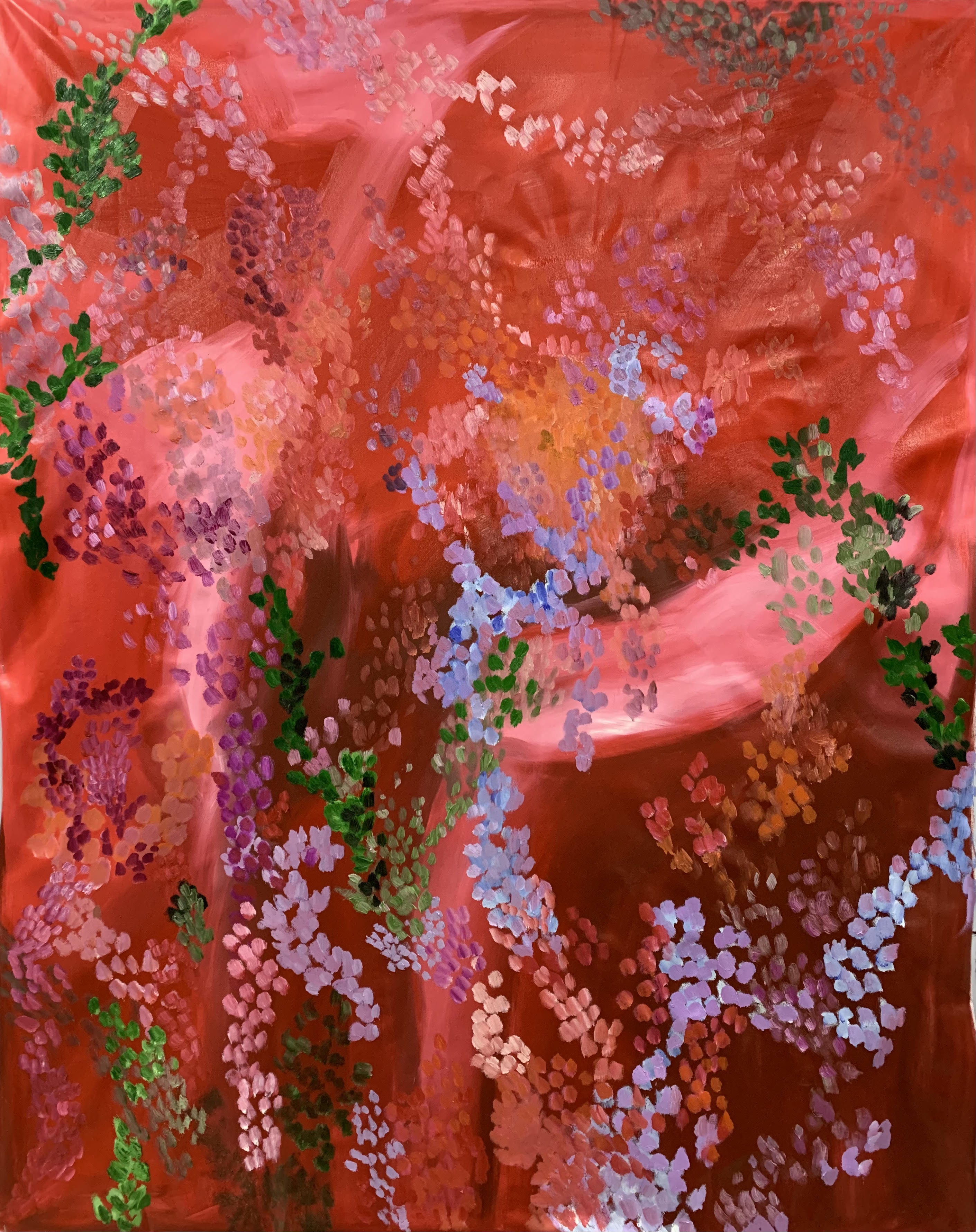 Lovable - Oil on 47x60" oil primed canvas - 2022