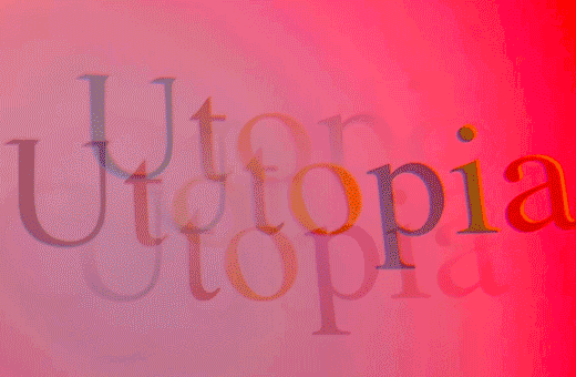 playing with type and some literal rose tinted lenses