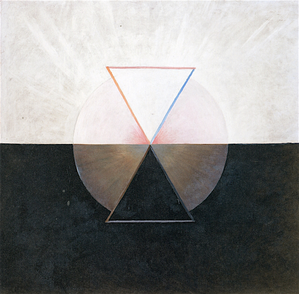 Original: Hilma af Klint's The Swan No.12.