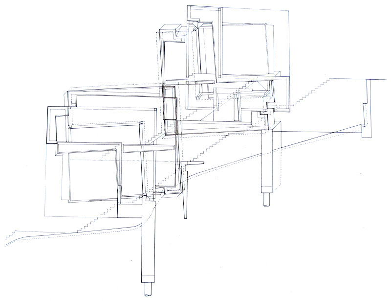 Peter Eisenman, Guardiola House, 1988