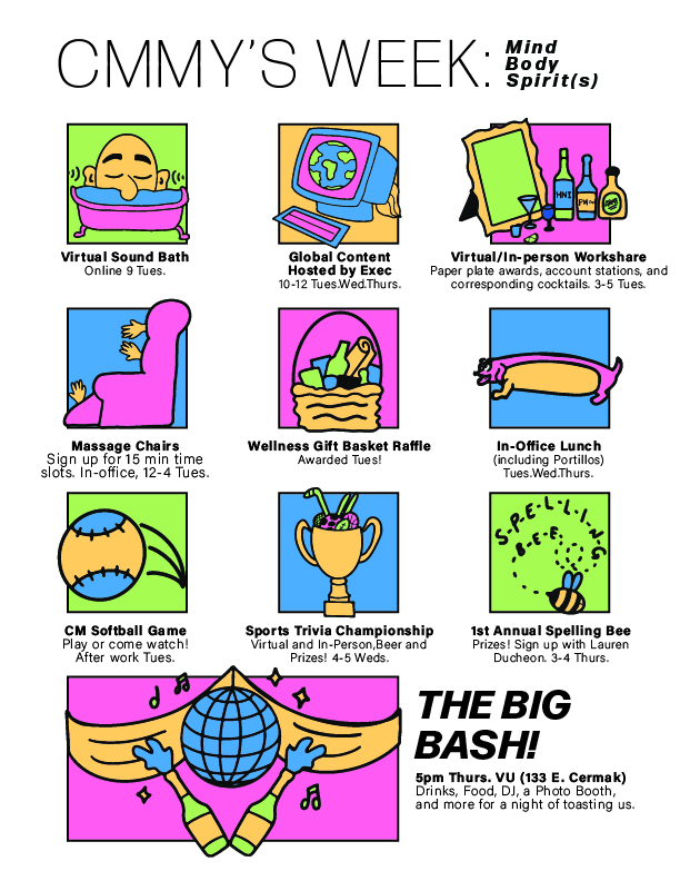 Company Event Week Flyer 2022