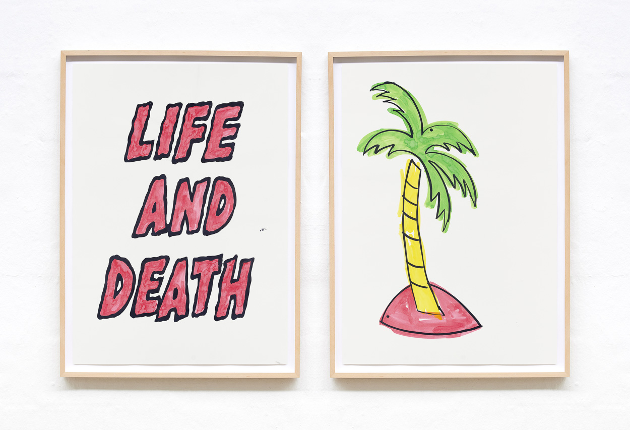 Life & Death, 2020. ink on paper. 90cm x 65cm each