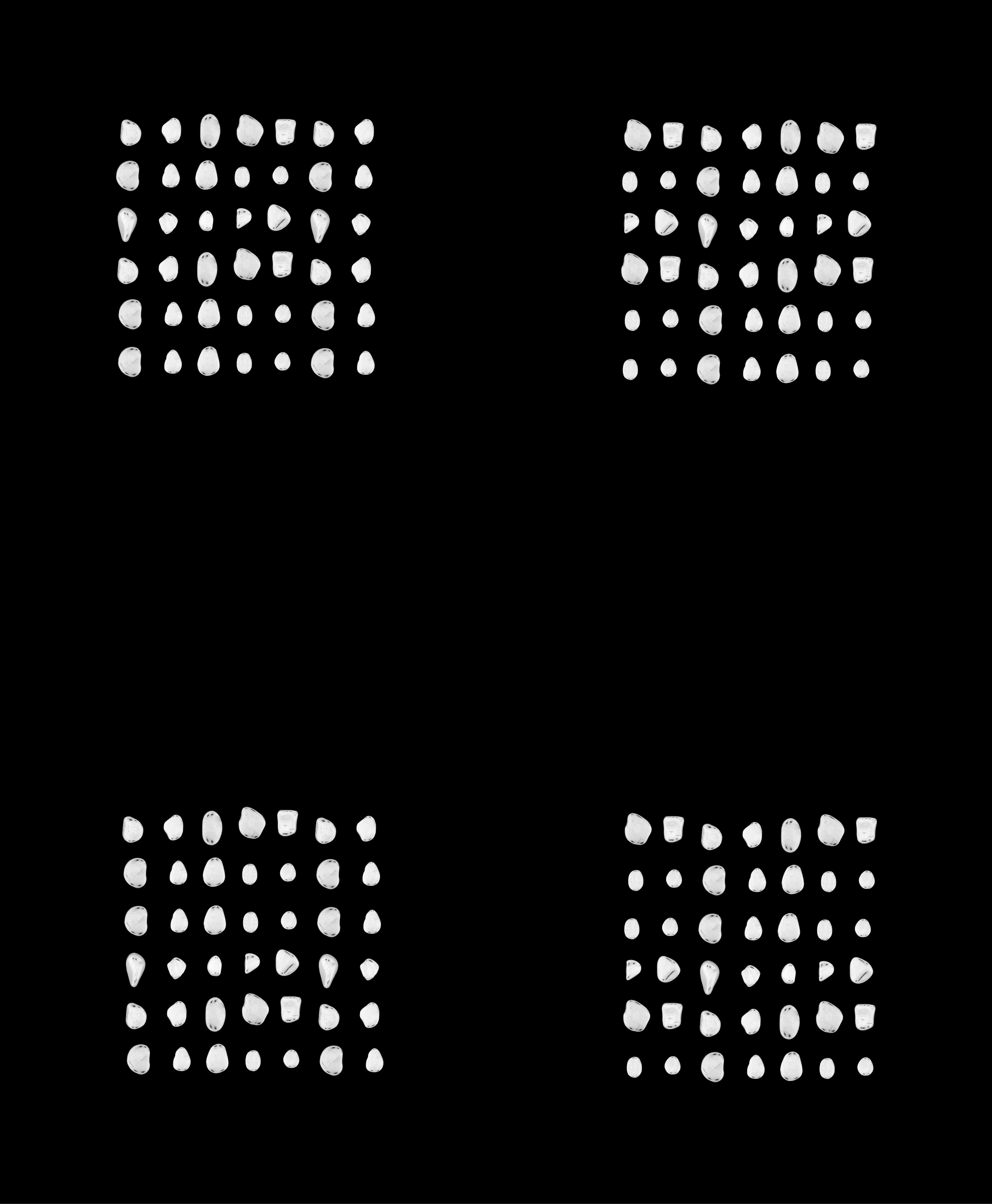 "The Baroque Garden of White Stones / 5" Giclée fine art prints on Hahnemühle Watercolour paper / Variable dimensions / Edition of 6