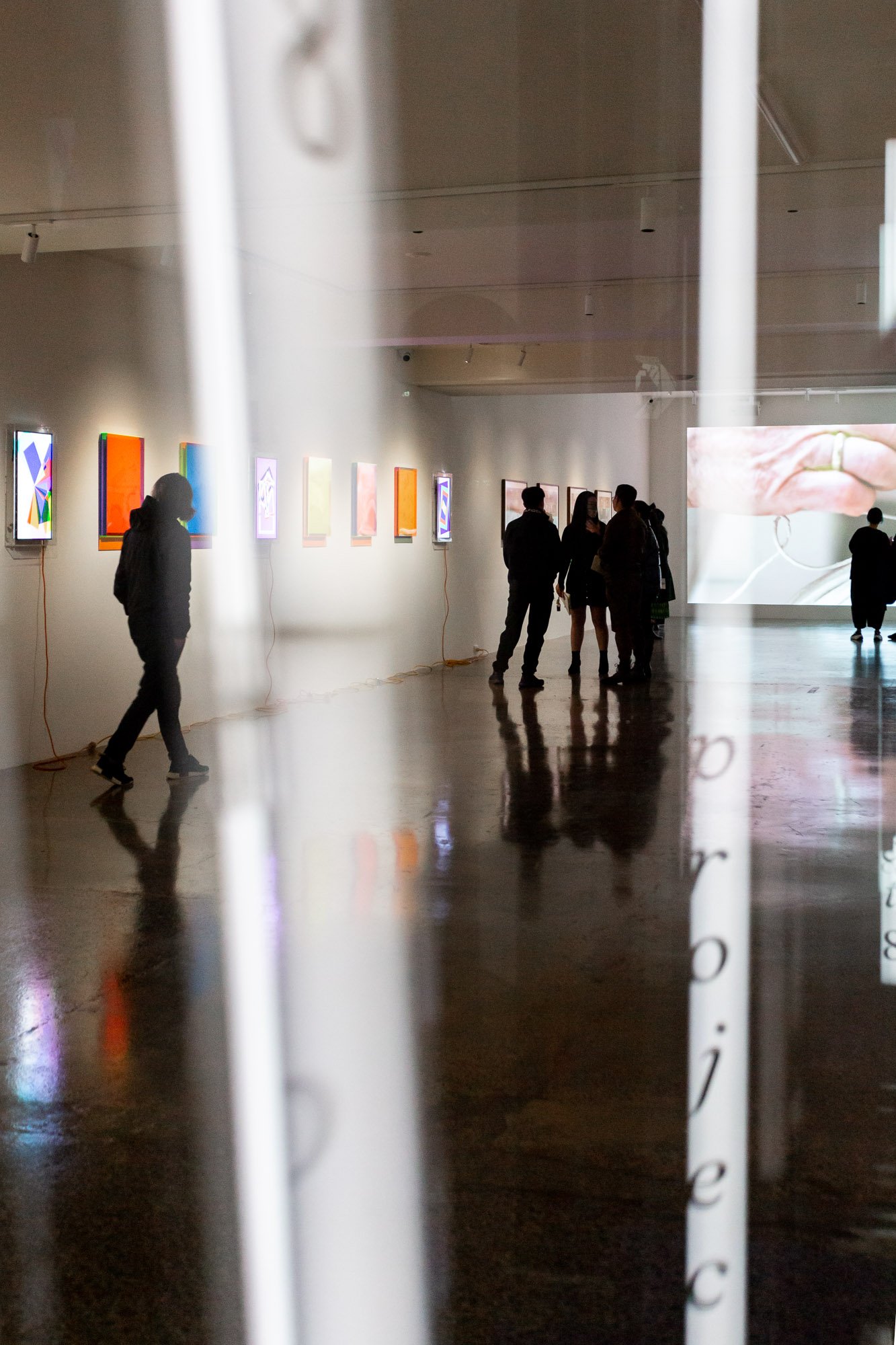 Visual Identity and signage for Project 8 Gallery, 2022. 