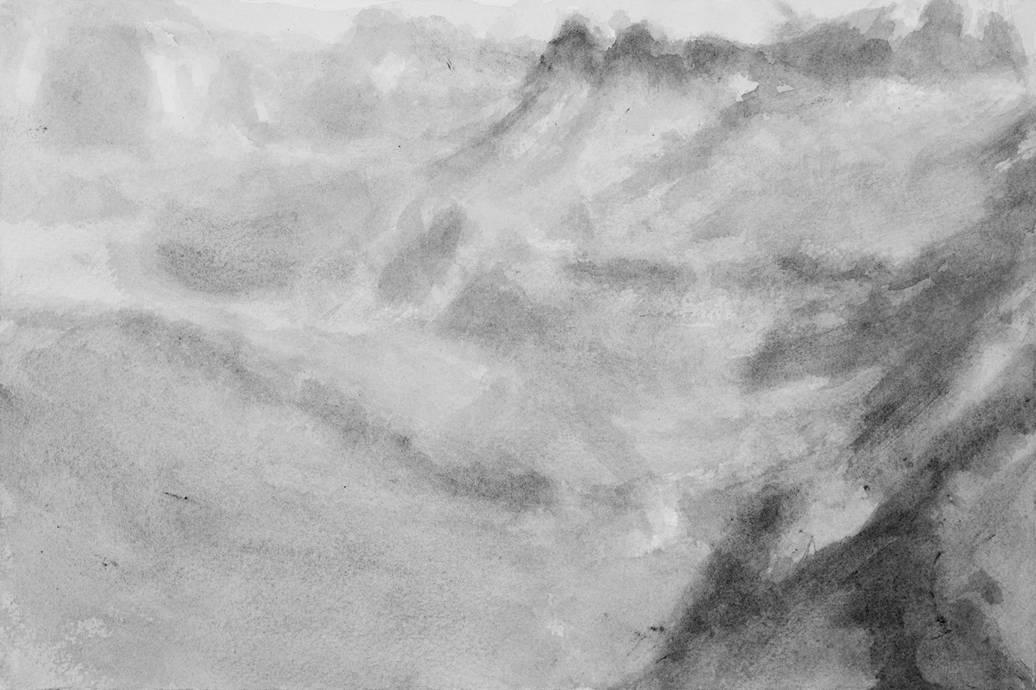 Vallée, atmosphèregouache on paper19 x 28 cm, 2023