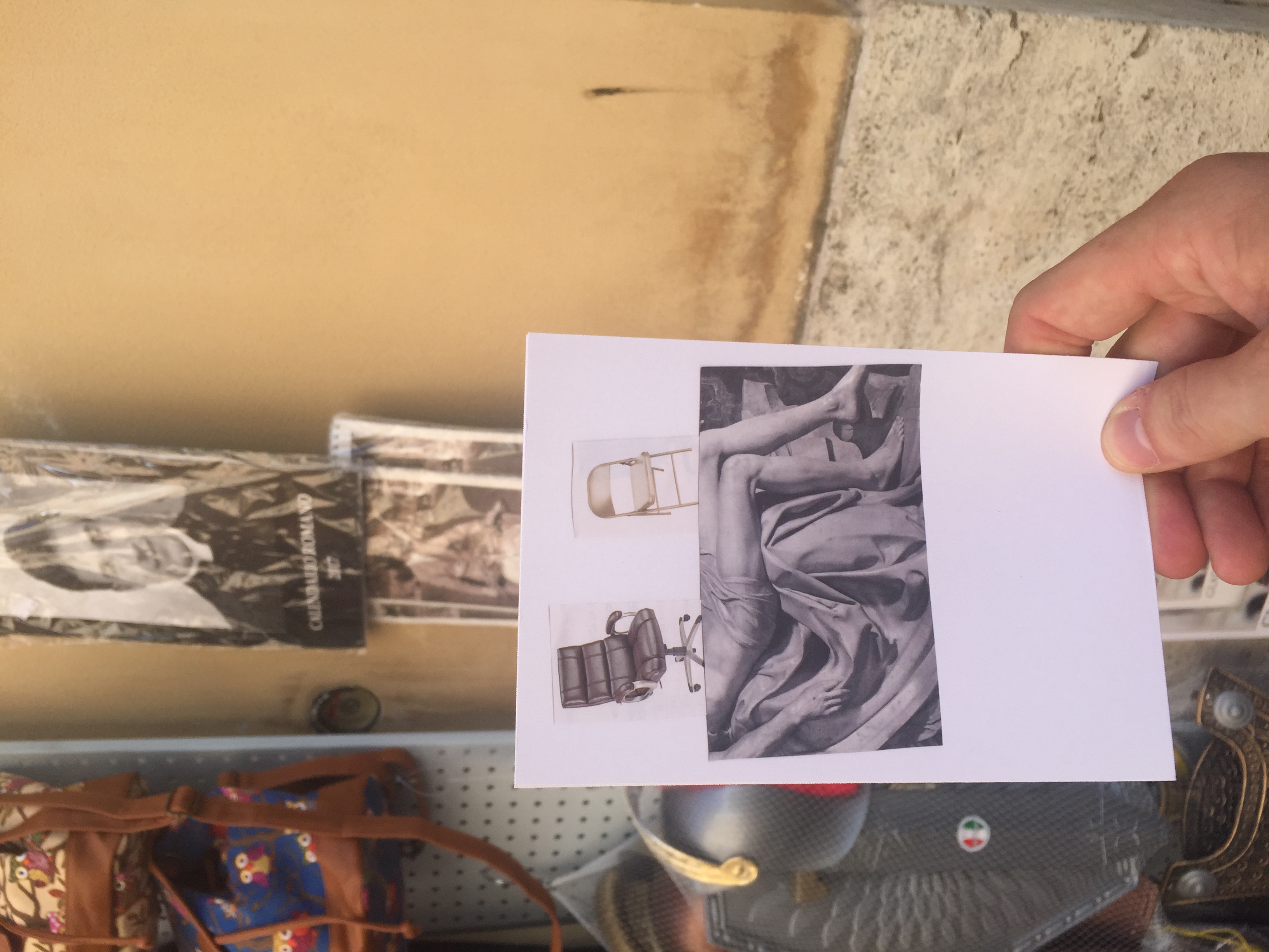 I left this card at a tourist shop near Saint Peter's