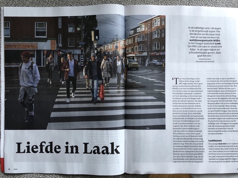 Editorial photography for the VPRO Gids, about a neighborhood in The Hague, that struggles with poverty. For the weekly tv magazine VPRO Gids, 2024