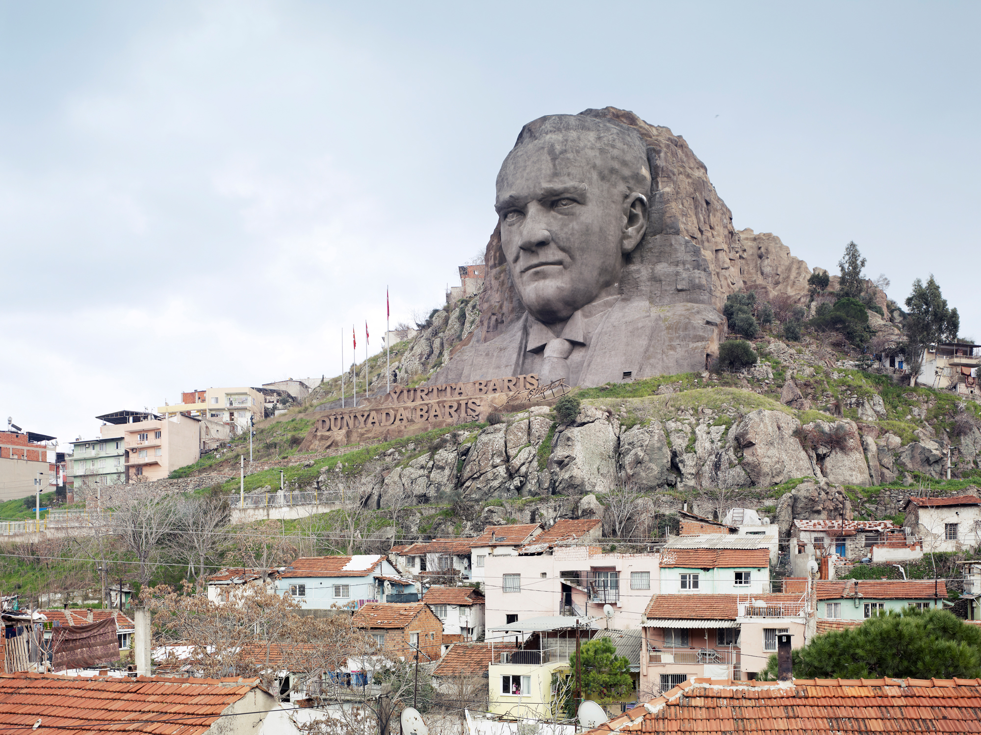 ATATURK MASK, 40 m (132 ft), 2009 - BUCA, IZMIR, TURKEY