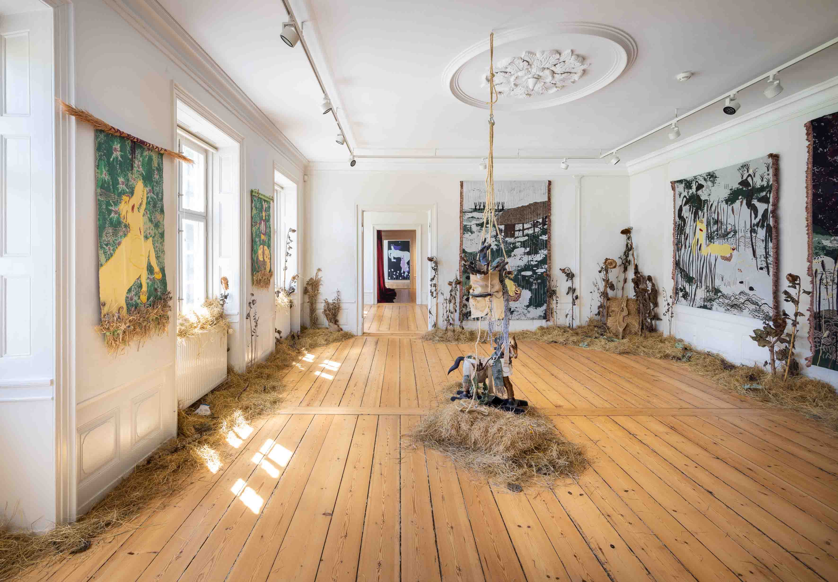 MEMORY DRIP by OLIVIA RODE HVASS as part of the group show TALES OF A HORSE at RØNNEBÆKSHOLM curated by VIBEKE KELDING HANSEN [from 20240623 to 20240925] [Photo: Malle Madsen + Rine Rodin]