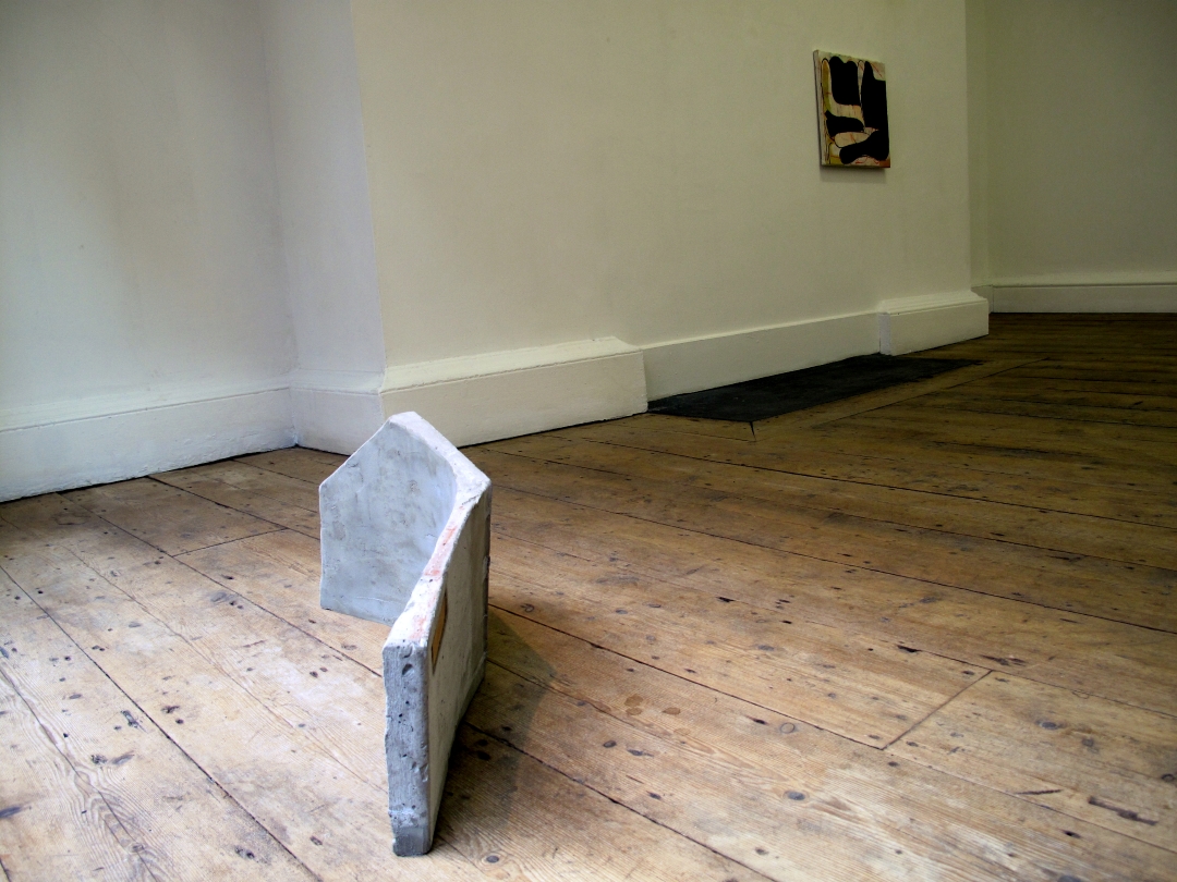 Pan (2017) Concrete, Wood, Glass and Chalk