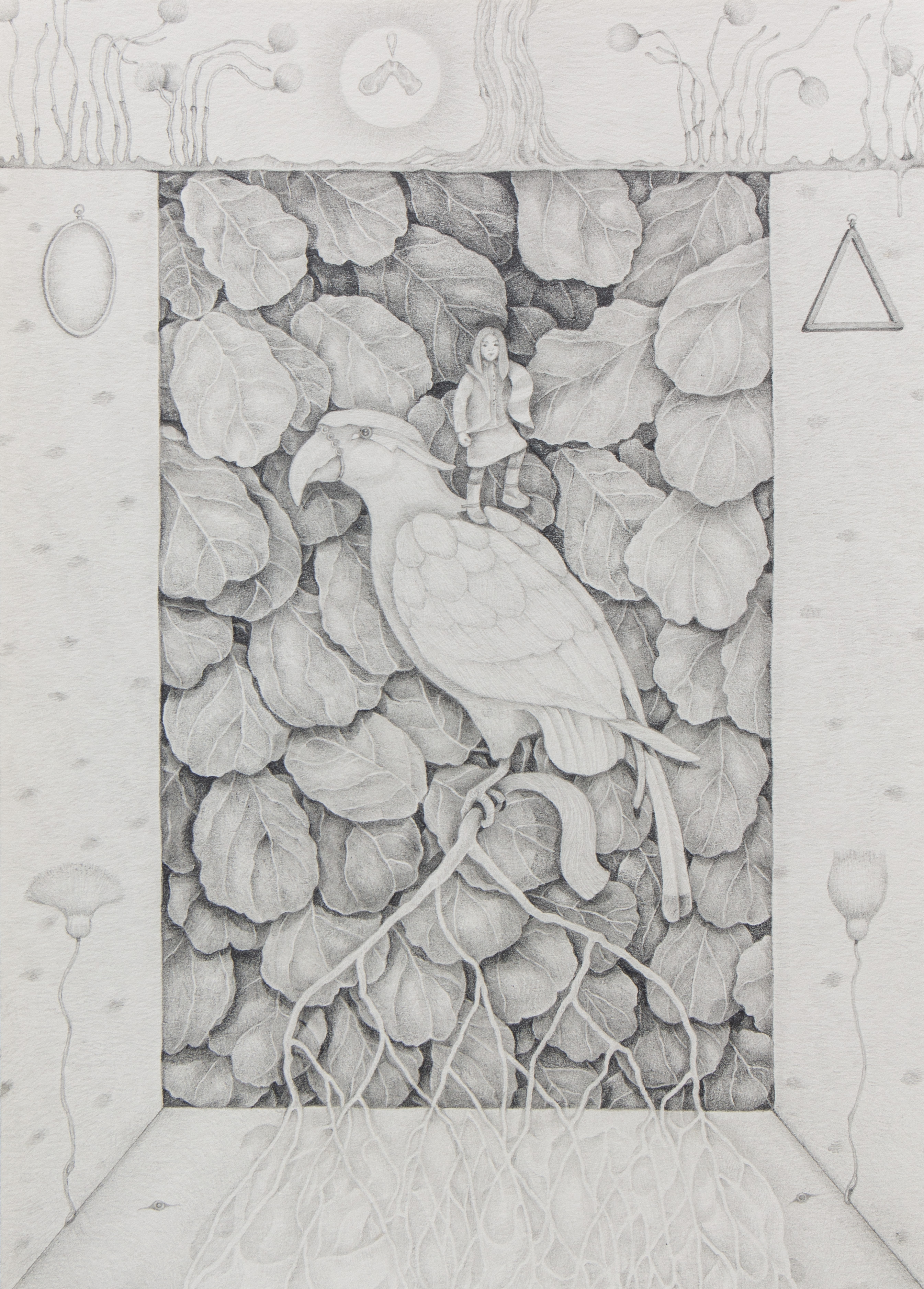 Iris and Bird18 x 27 cm (7.1 x 10.6 in)2020
