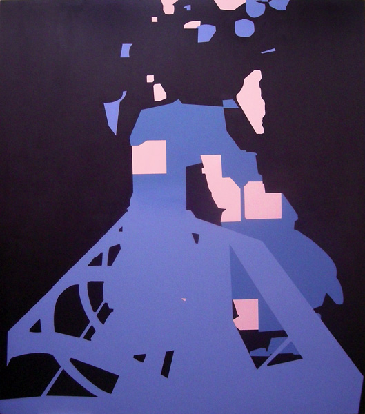 Beaubourg attacks to Monster 1 2010 Acrylic on canvas 180x150cm