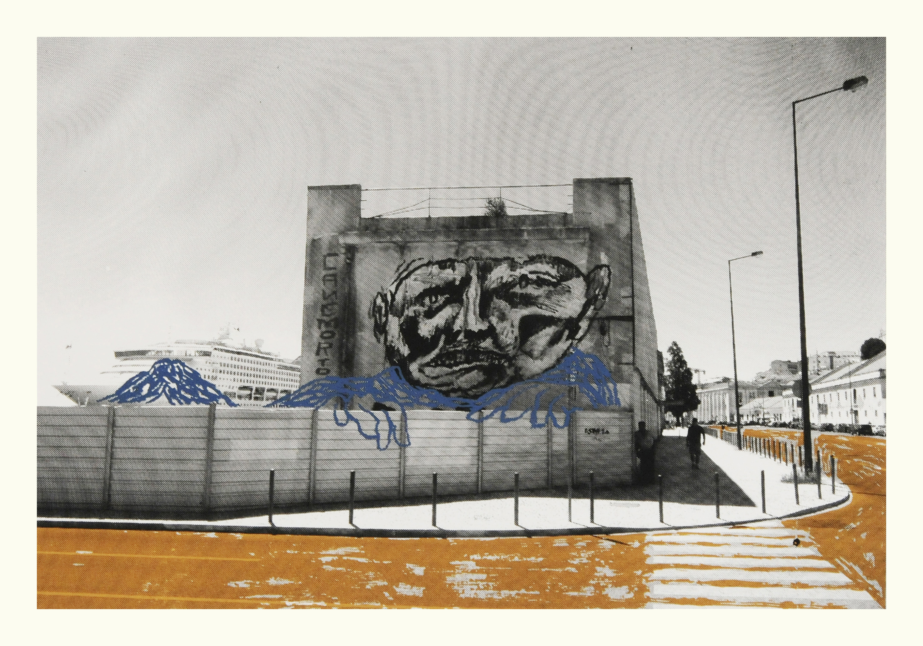 Amo-Te Lisboa #8screen print on paper, printed by 56Fili, edition of 10, 35x50cm, 2015