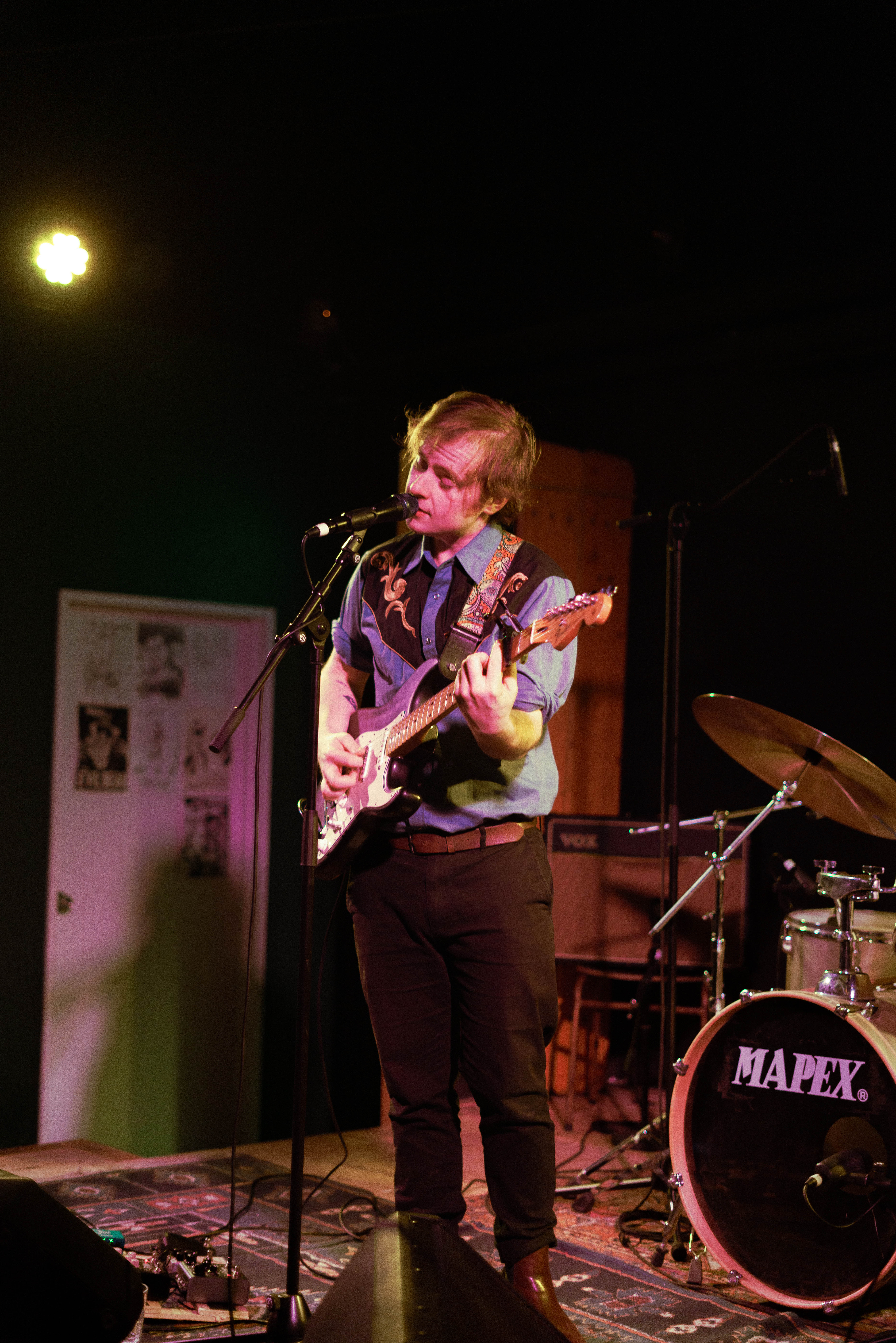 Sam Bambery and band at Space Academy, photographed by Ella Waswo