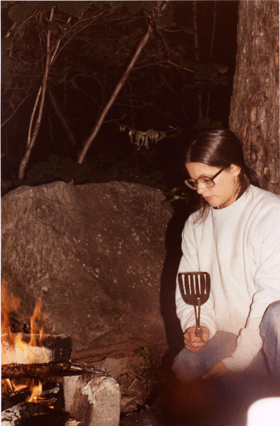 Camping, Mom 1977
