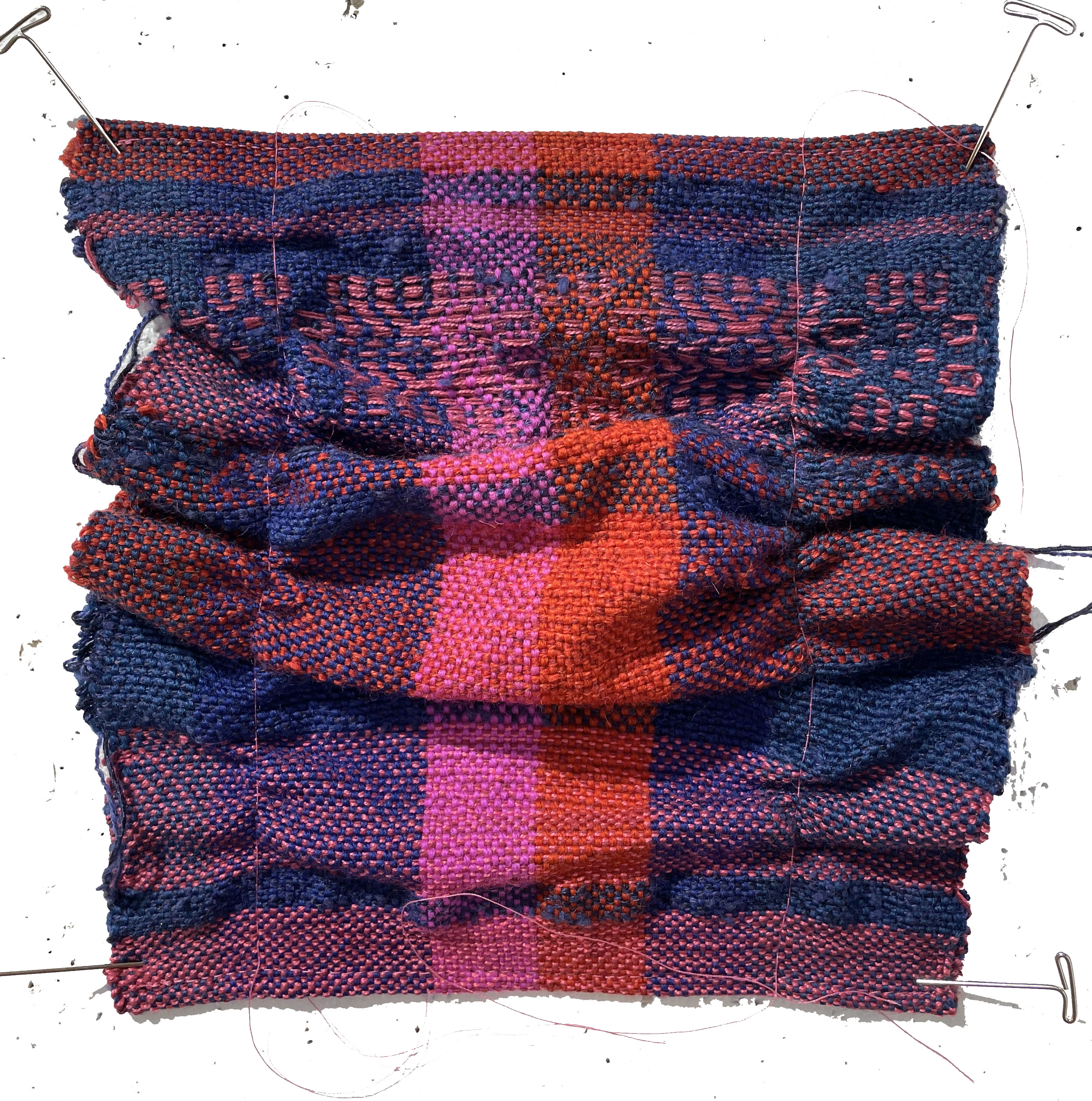 pleated 8 shaft pattern