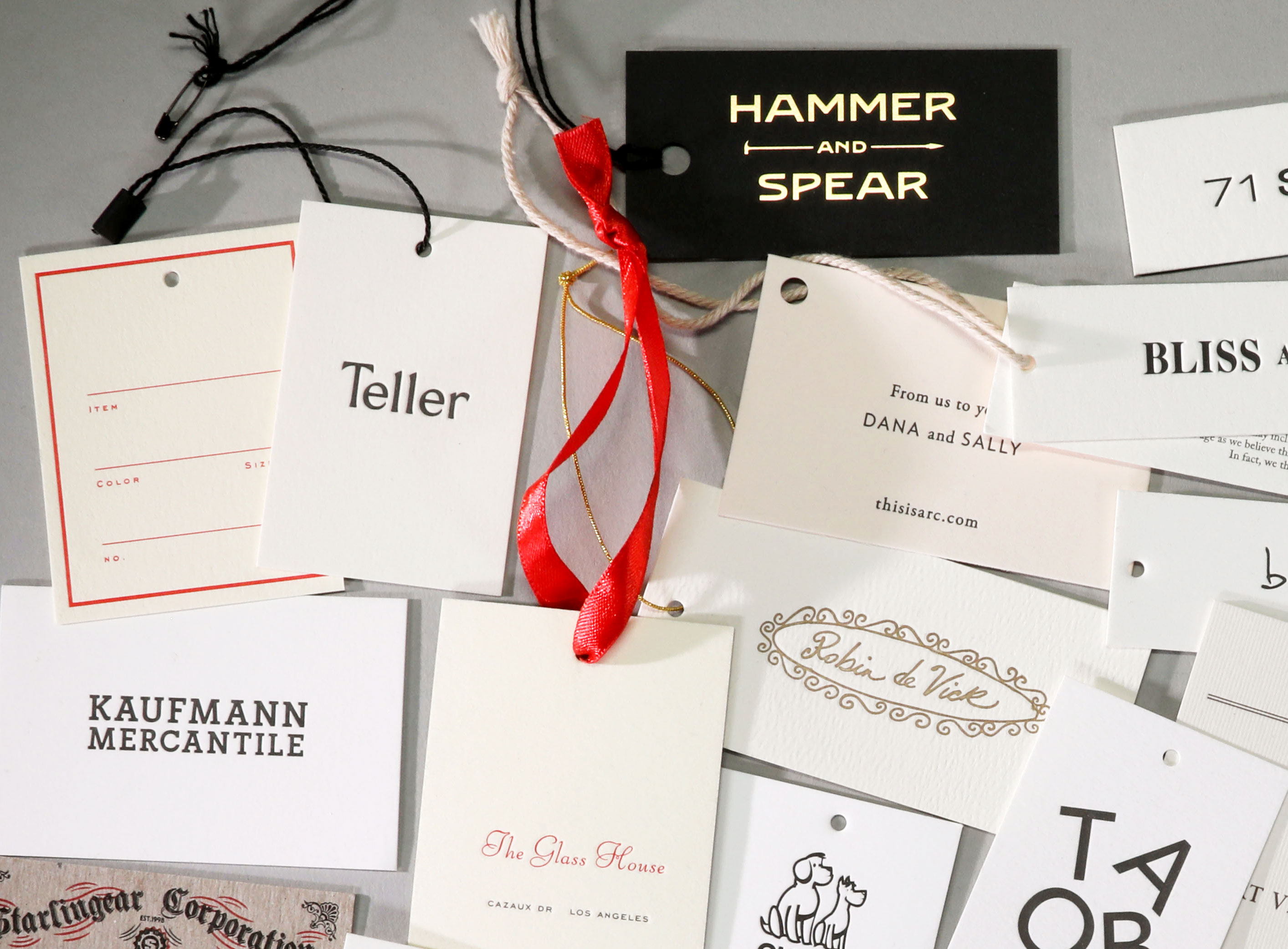 LETTERPRESS & FOIL STAMPINGTags