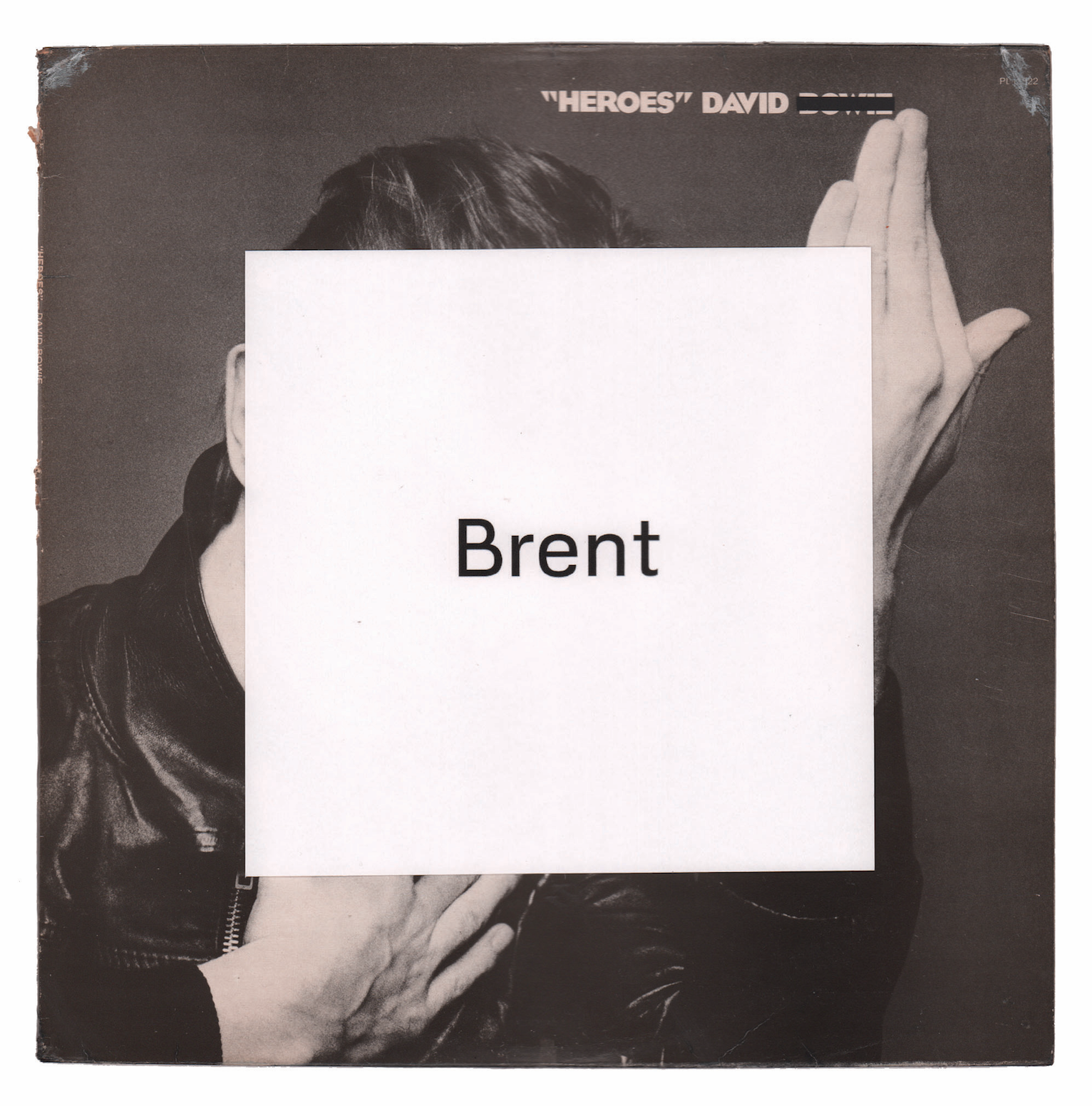 Heroes, 2016, collage on record sleeve, 31 x 31 cm (for Rough Trade)