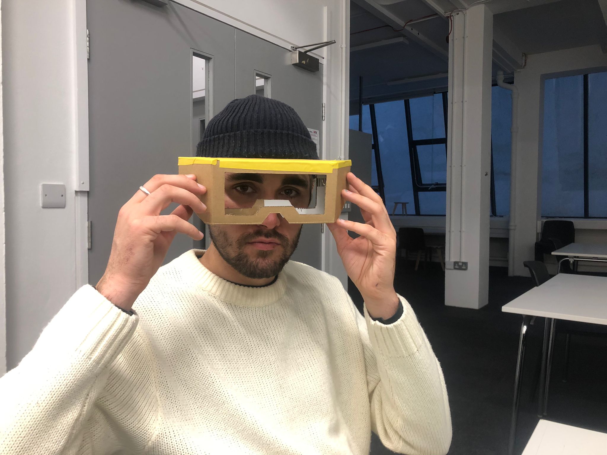 Focusing on the goggles as they were most effective in the crate